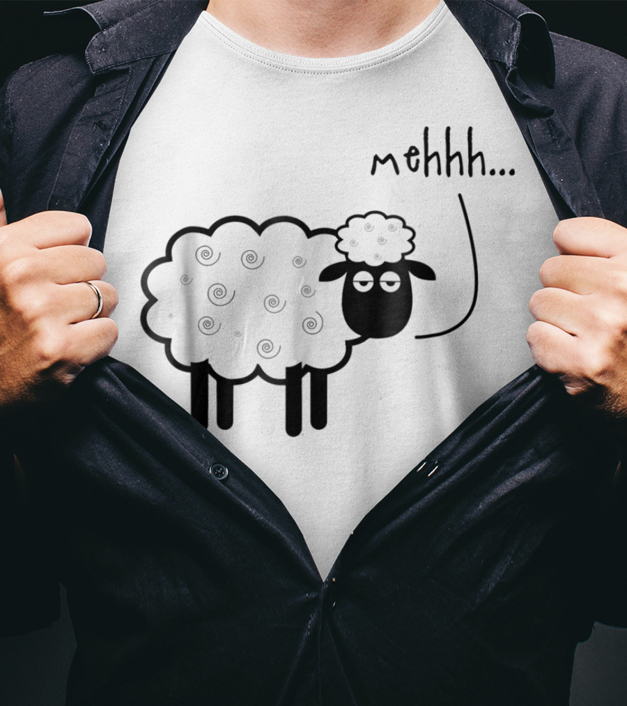 Mehhh Blackie Sheep Crazy Relatives T-Shirt