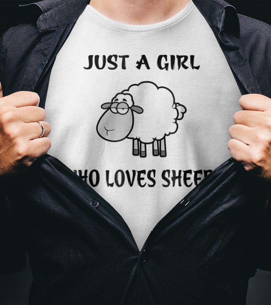 Just A Girl Who Loves Sheeps Animal Spirit T-Shirt