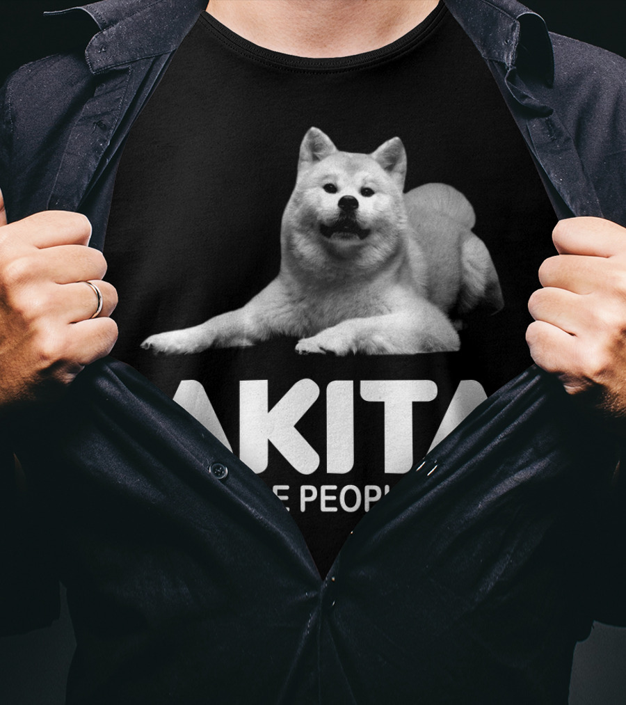 AKITA Because People Suck Dog Lovers T-Shirt
