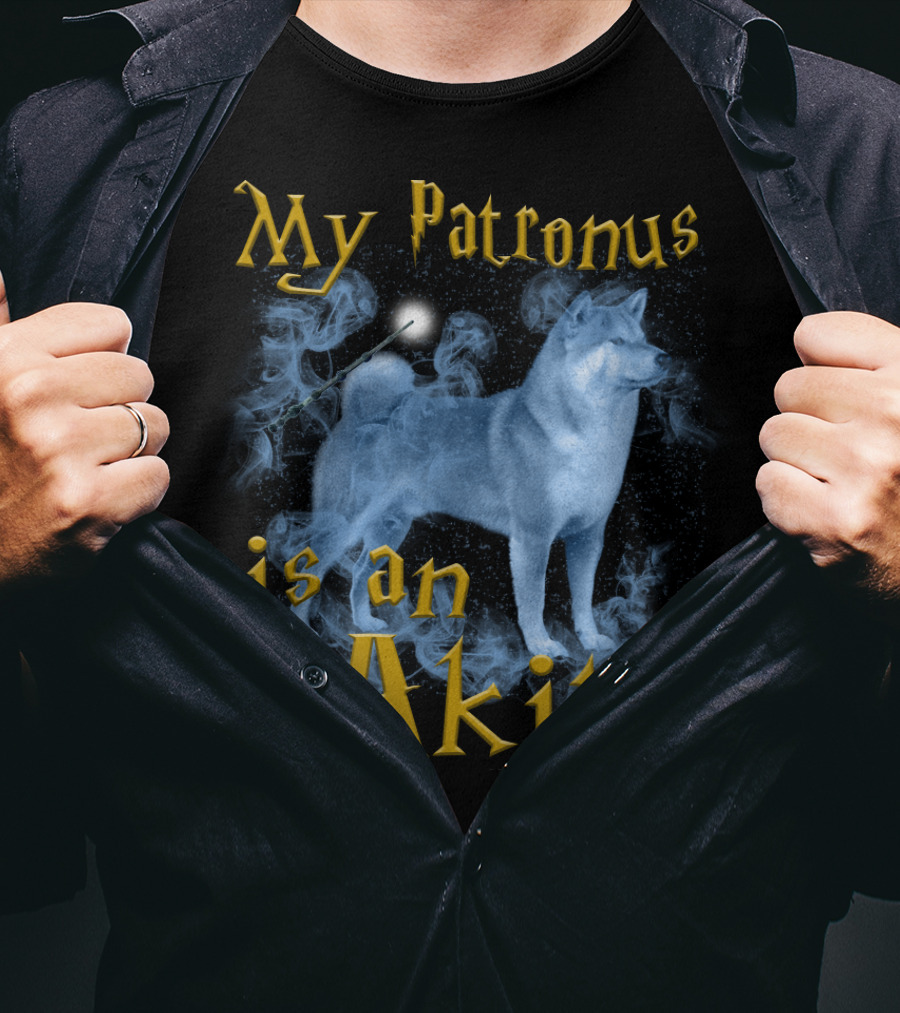 My Patronus Is An Akita T-Shirt