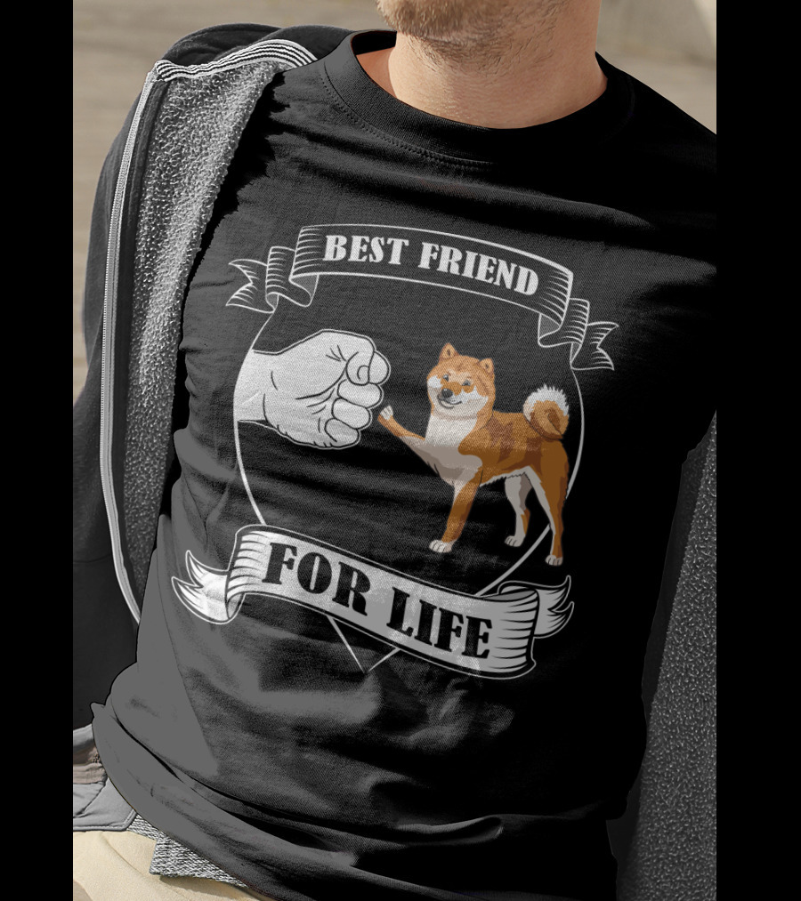 Best Friend For Life Dog Paw Bump T-Shirt