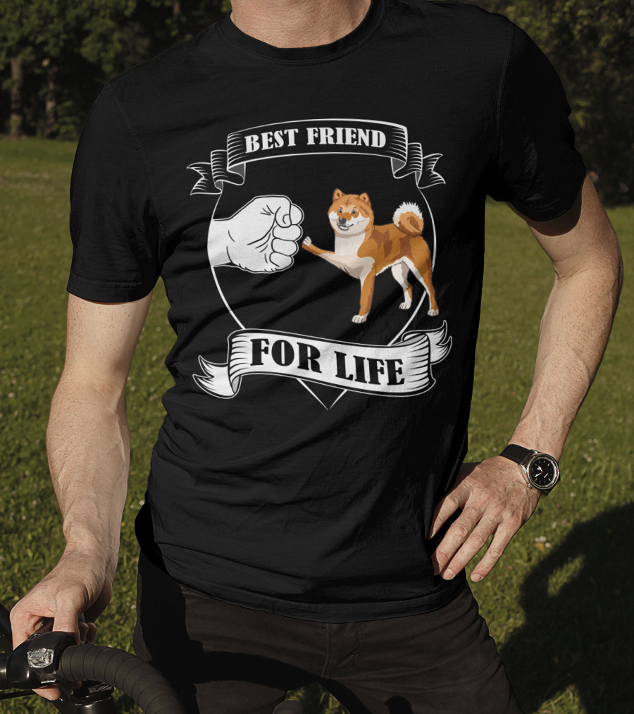 Best Friend For Life Dog Paw Bump T-Shirt