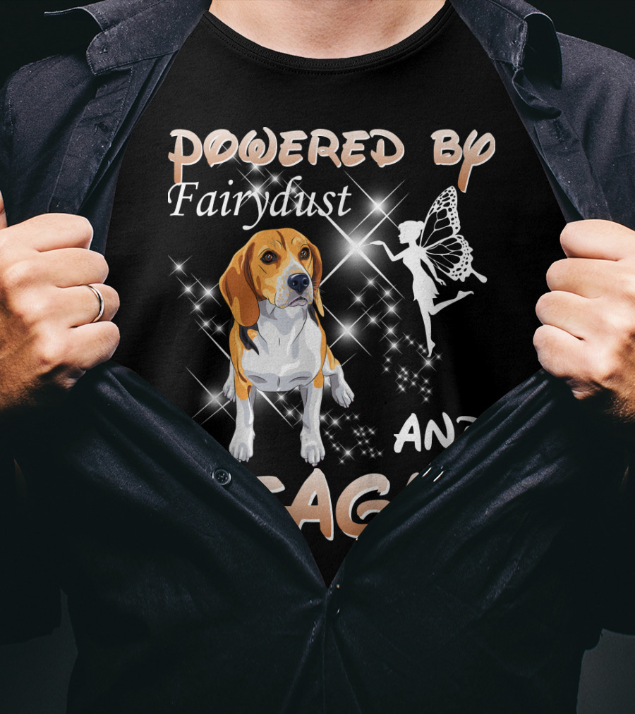 Powered By Fairydust And Beagle T-Shirt