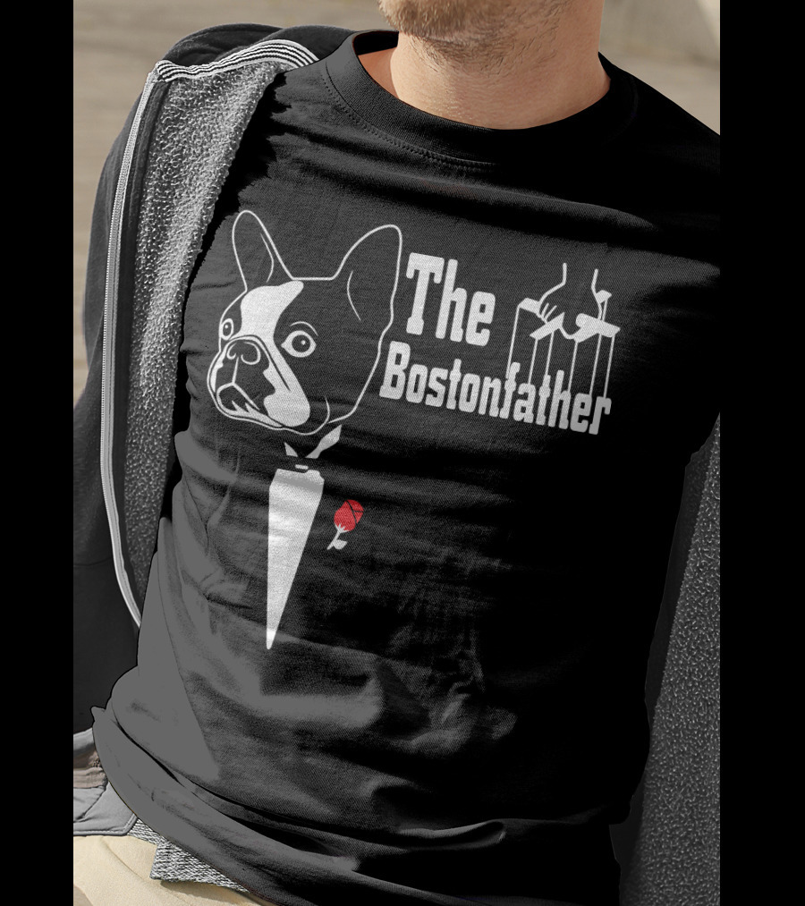 The Bostonfather Boston Terrier Mashup T-Shirt