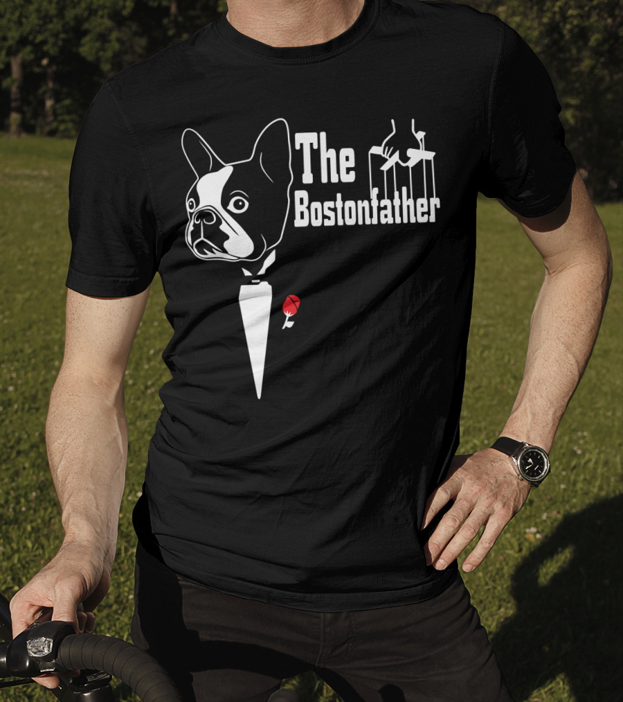 The Bostonfather Boston Terrier Mashup T-Shirt