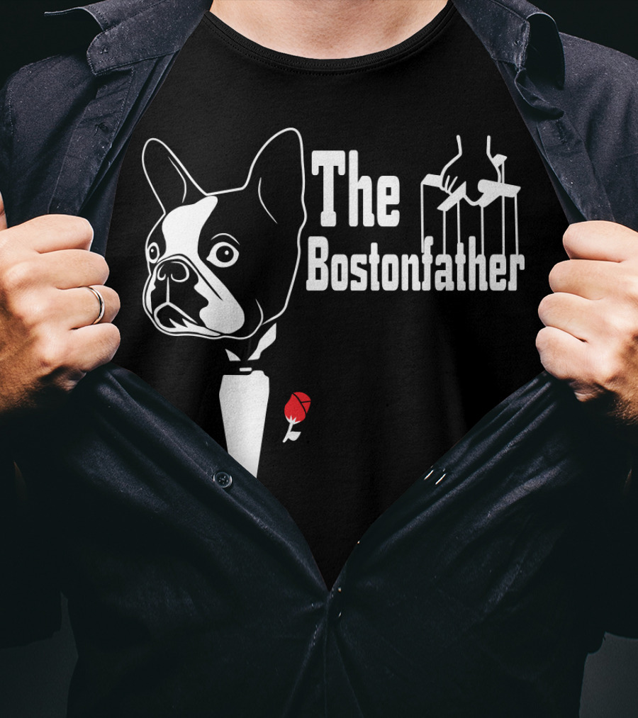 The Bostonfather Boston Terrier Mashup T-Shirt