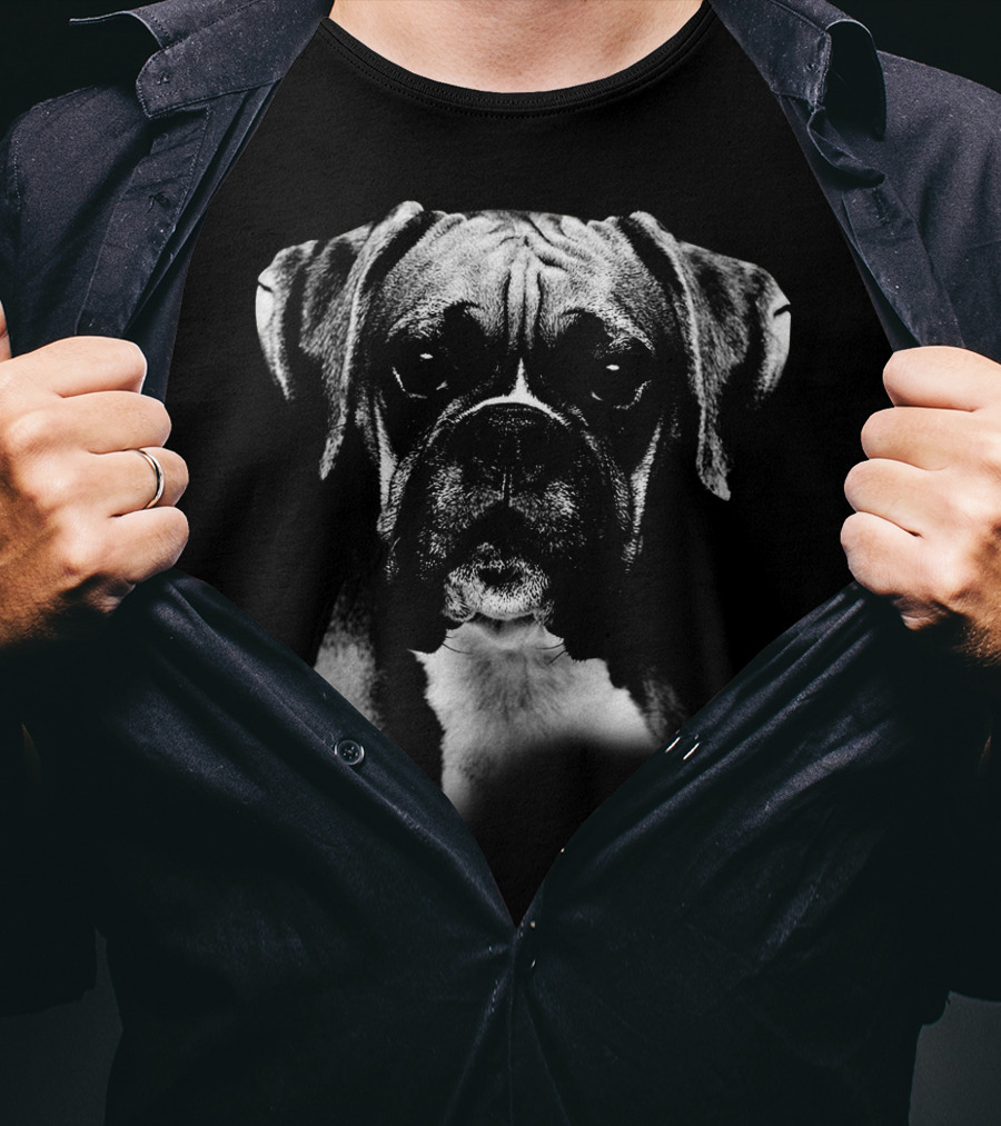 Boxer Dog Portrait Close-Up T-Shirt