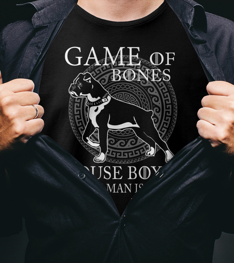 Game Of Bones House Boxer The Mailman Is Coming T-Shirt