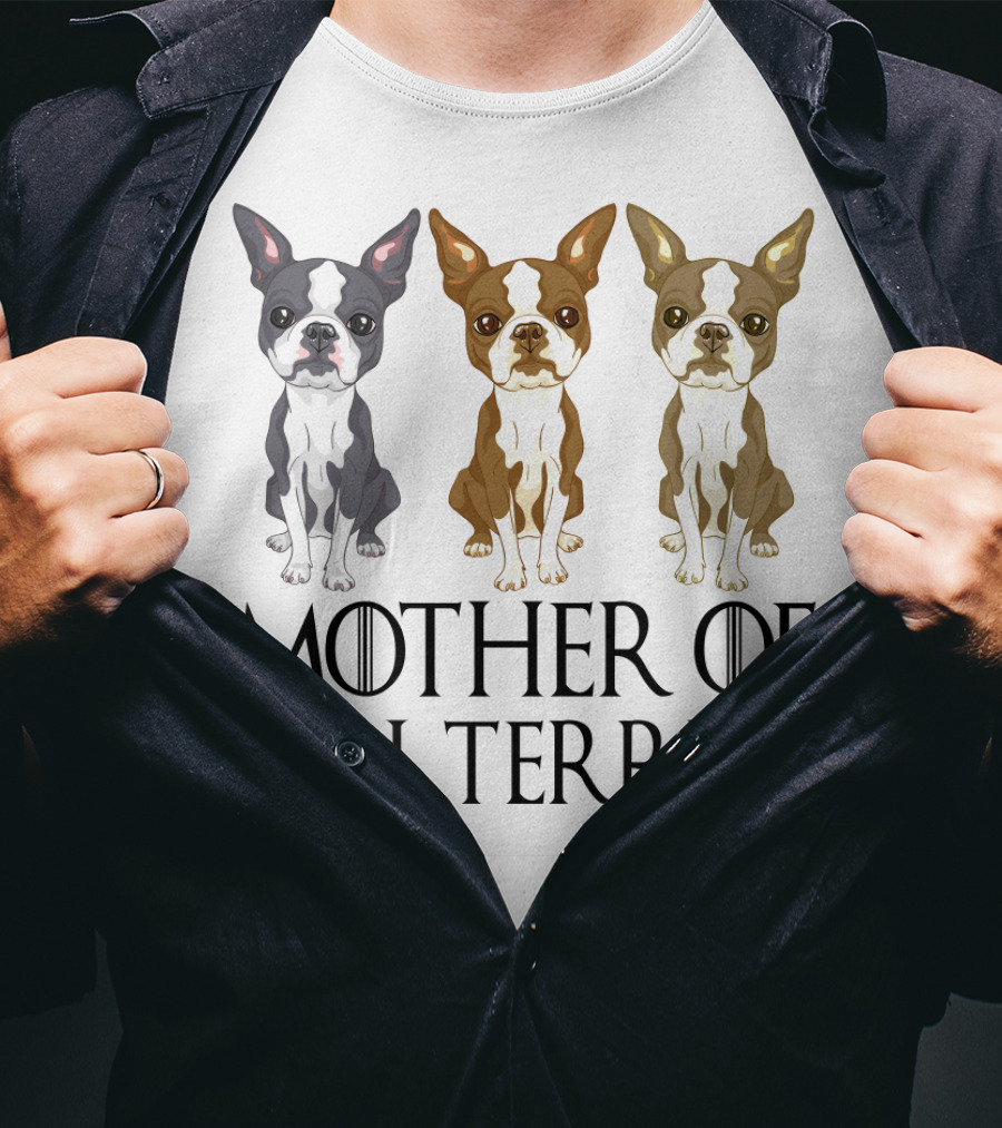 Mother Of Bull Terrier Iconic T-Shirt