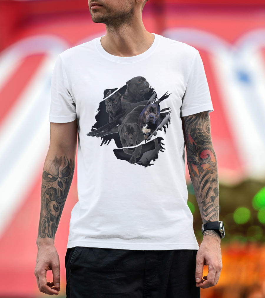 Cane Corso Black Dog Pack T-Shirt