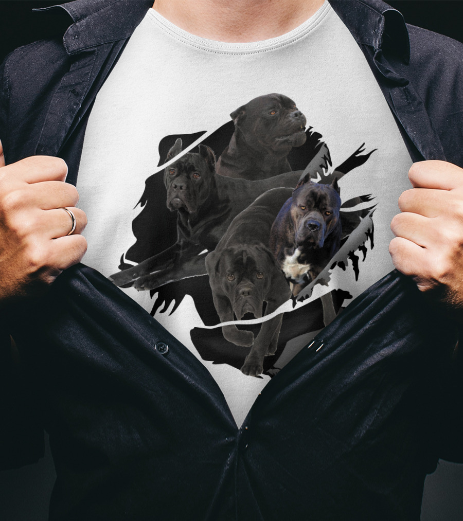 Cane Corso Black Dog Pack T-Shirt