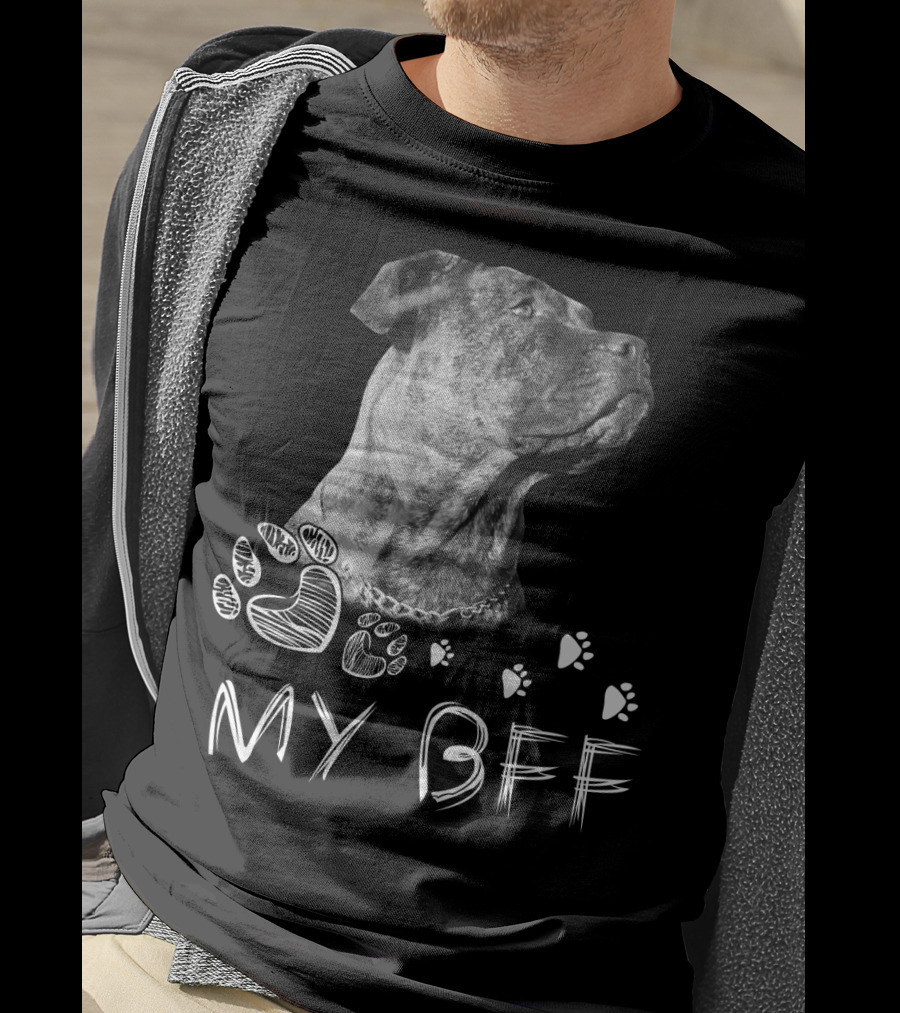 Cane Corso My BFF Paw Prints T-Shirt