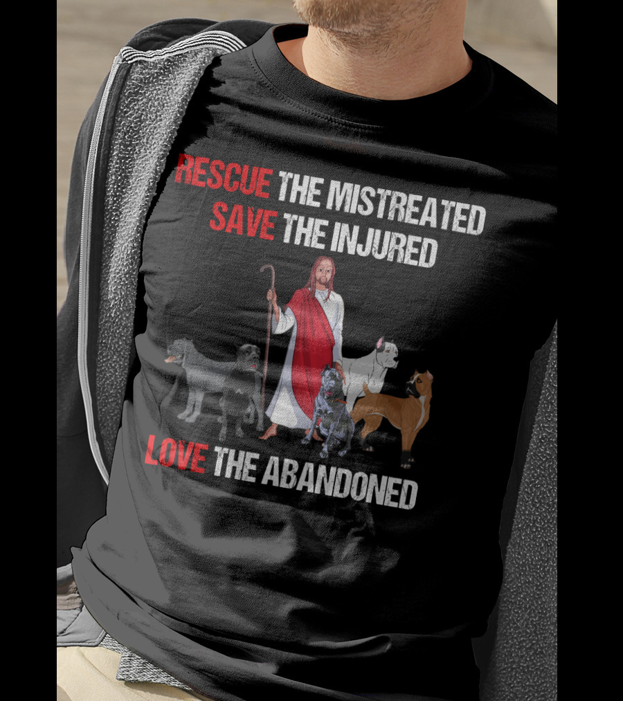 Rescue The Mistreated Save The Injured Love The Abandoned Cane Corso T-Shirt