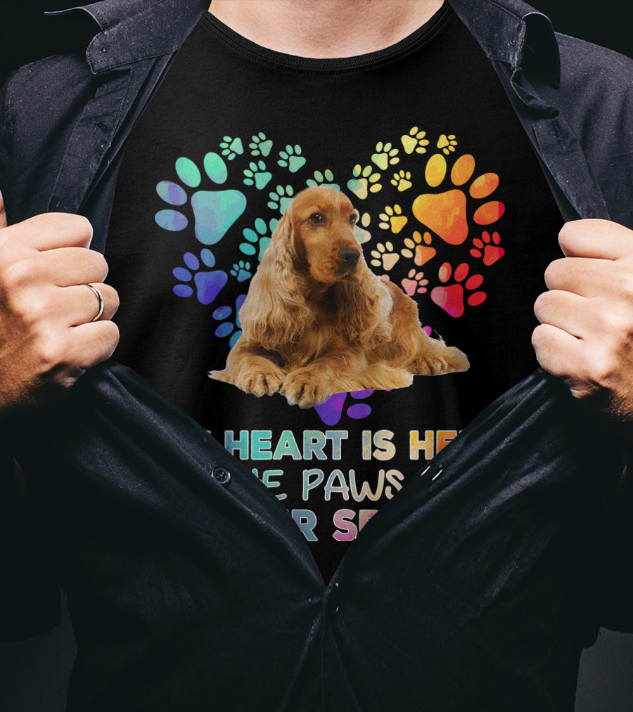 My Heart Is Held By The Paws Of A Cocker Spaniel T-Shirt