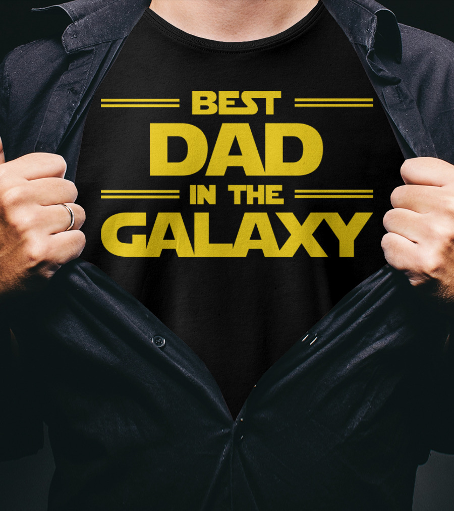Best Dad In The Galaxy Star Wars Inspired T-Shirt