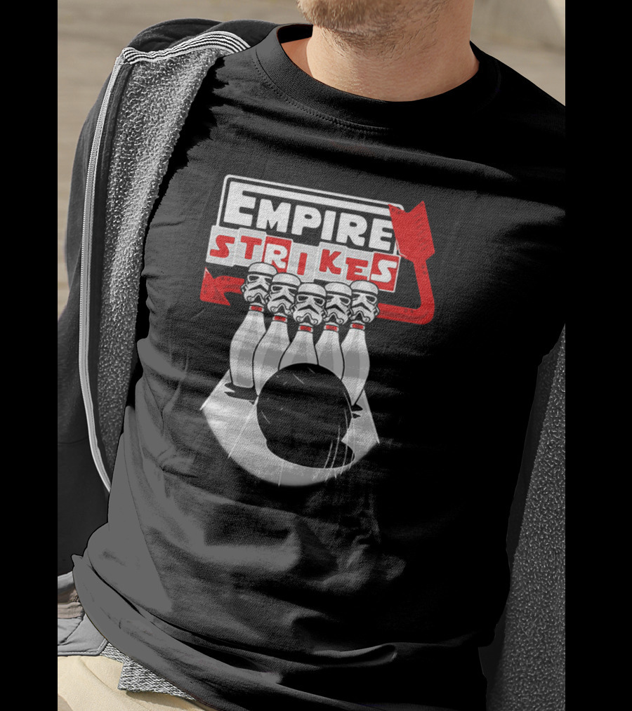 Empire Strikes Stormtrooper Bowling Star Wars Bowling Pin T-Shirt