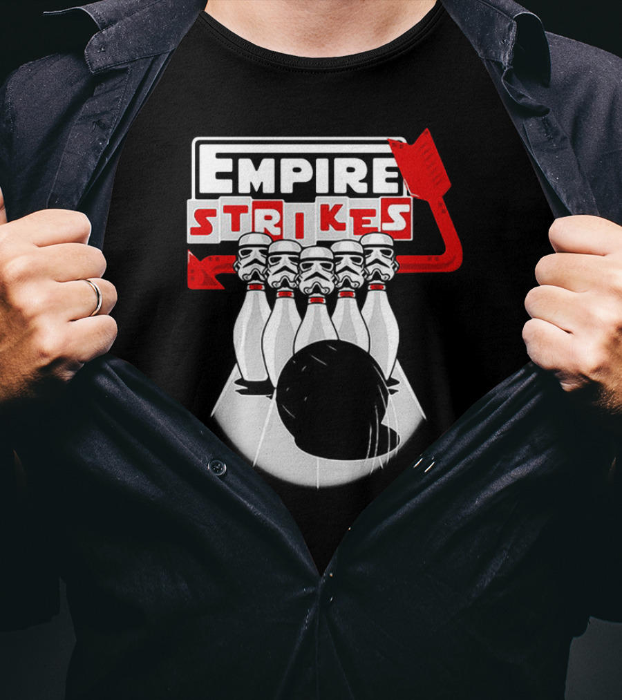Empire Strikes Stormtrooper Bowling Star Wars Bowling Pin T-Shirt