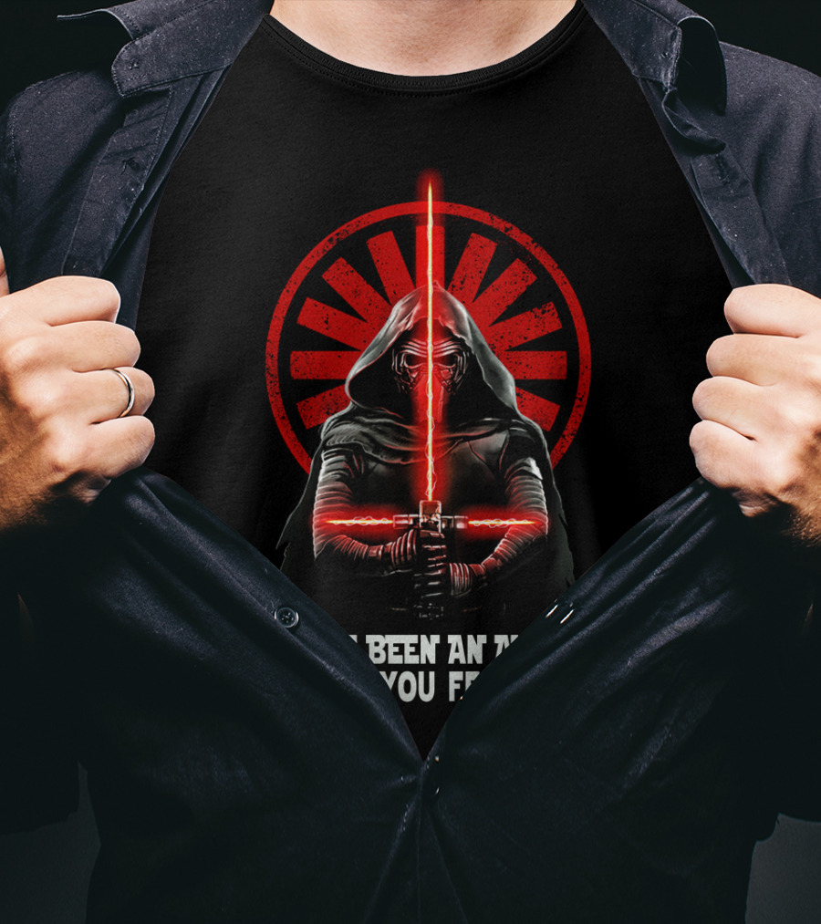 There Has Been An Awakening Have You Felt It Star Wars Kylo Ren Red Lightsaber Iconic Sith T-Shirt