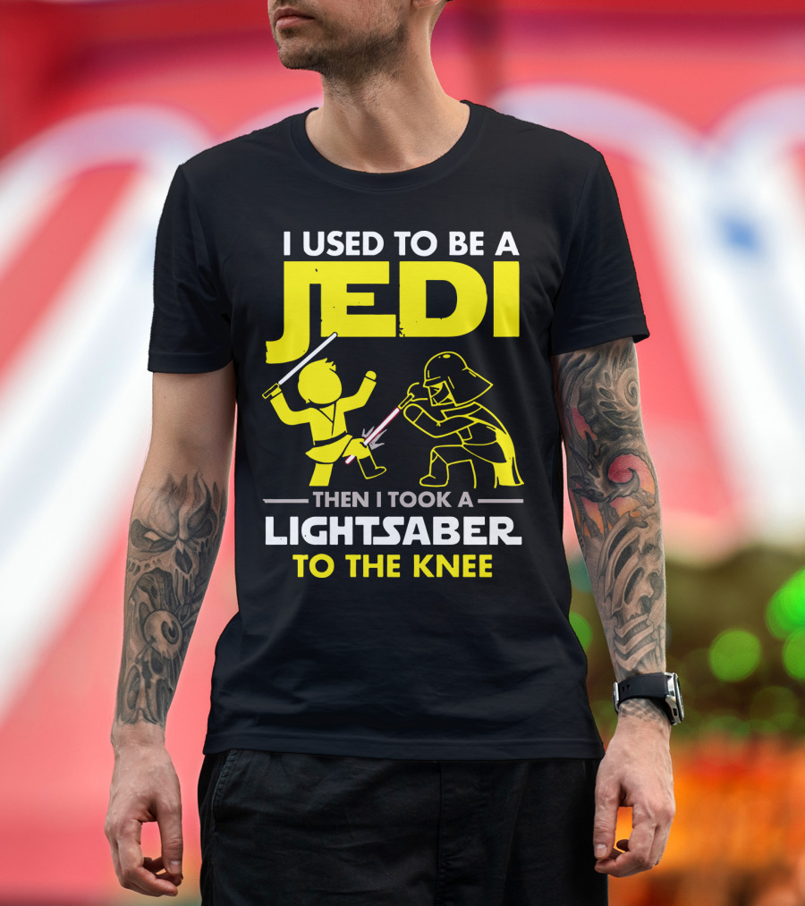 I Used To Be A Jedi Then I Took A Lightsaber To The Knee T-Shirt
