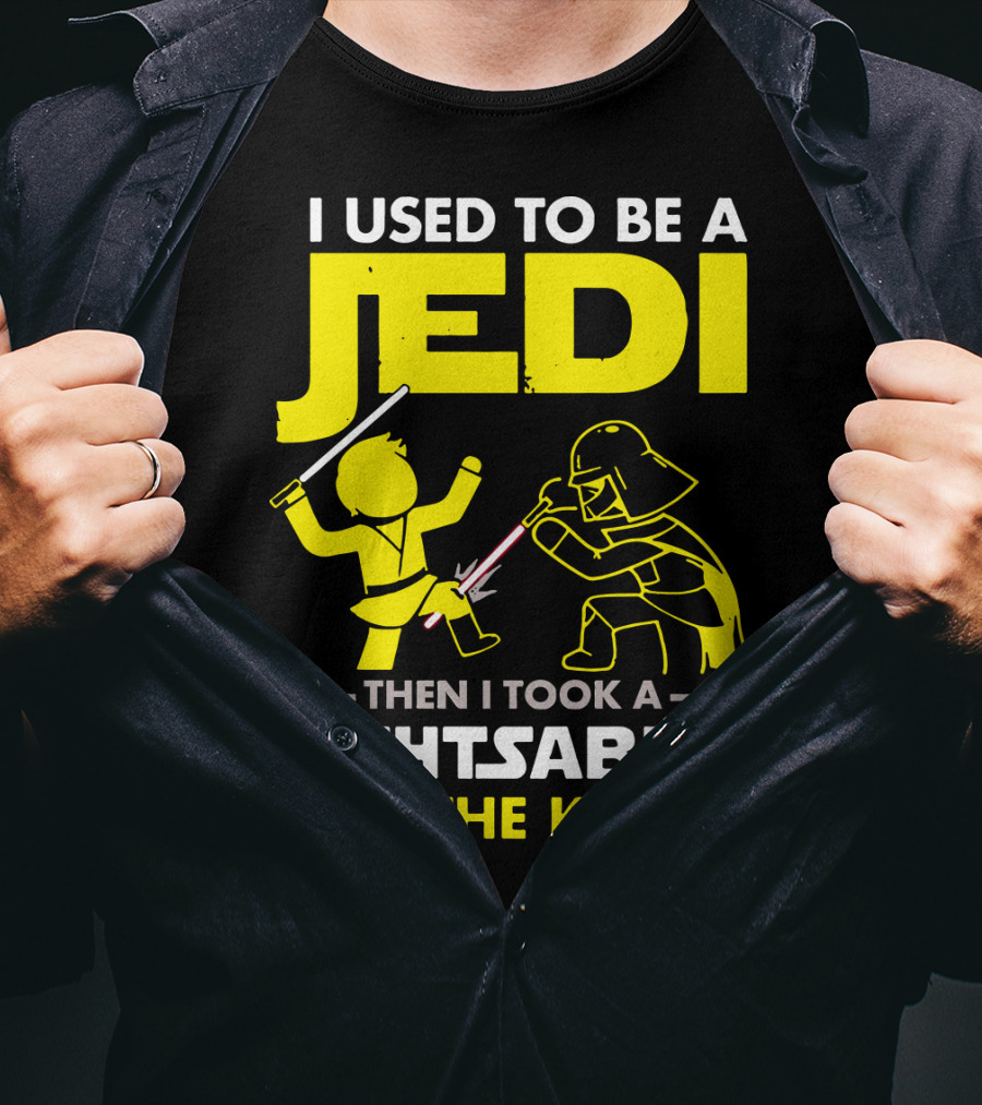 I Used To Be A Jedi Then I Took A Lightsaber To The Knee T-Shirt