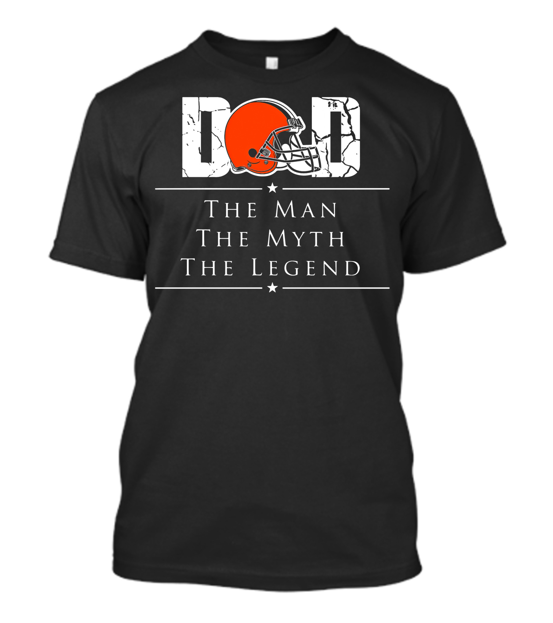 Cleveland Browns Dad The Man The Myth The Legend Football Helmet T-Shirt
