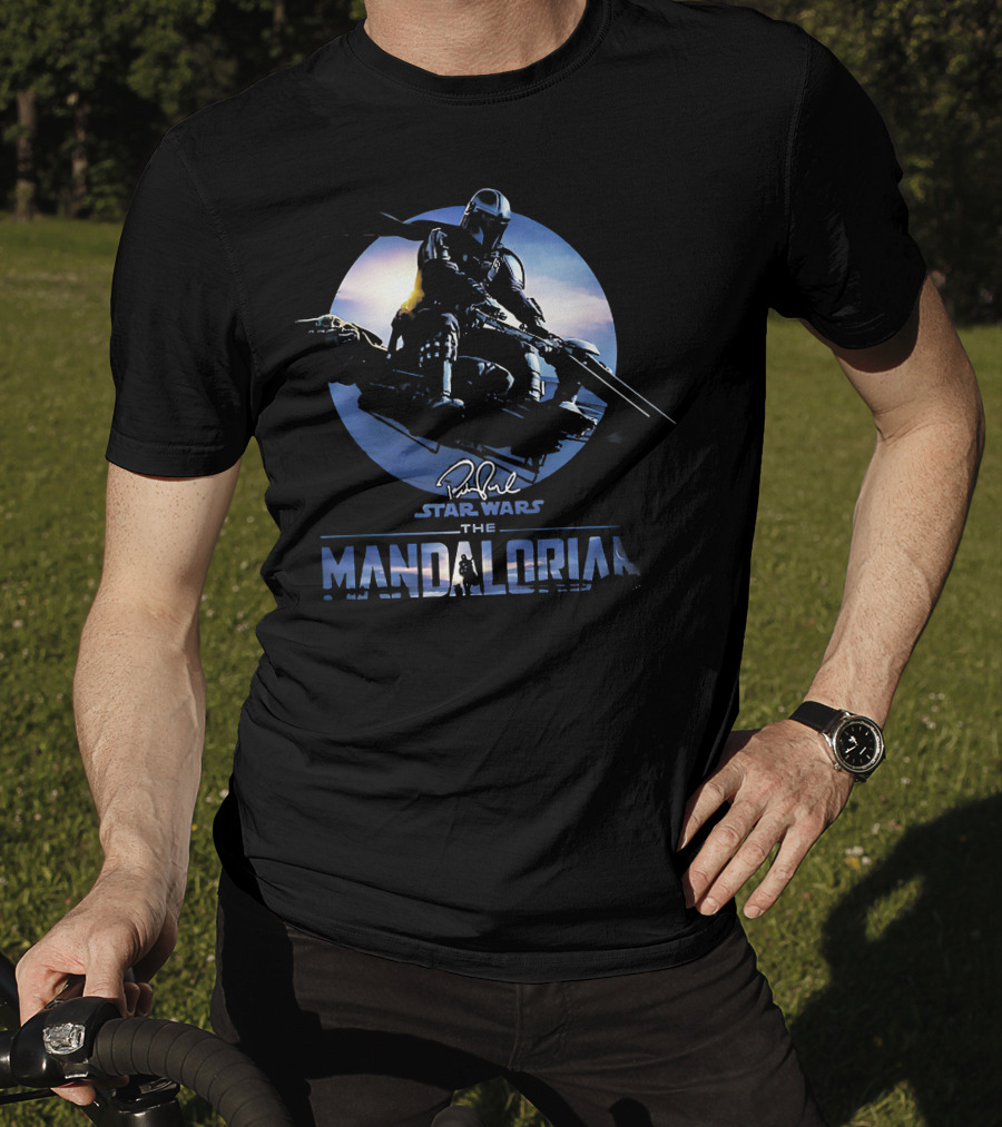 Star Wars The Mandalorian Mando Wild Ride Signature T-Shirt