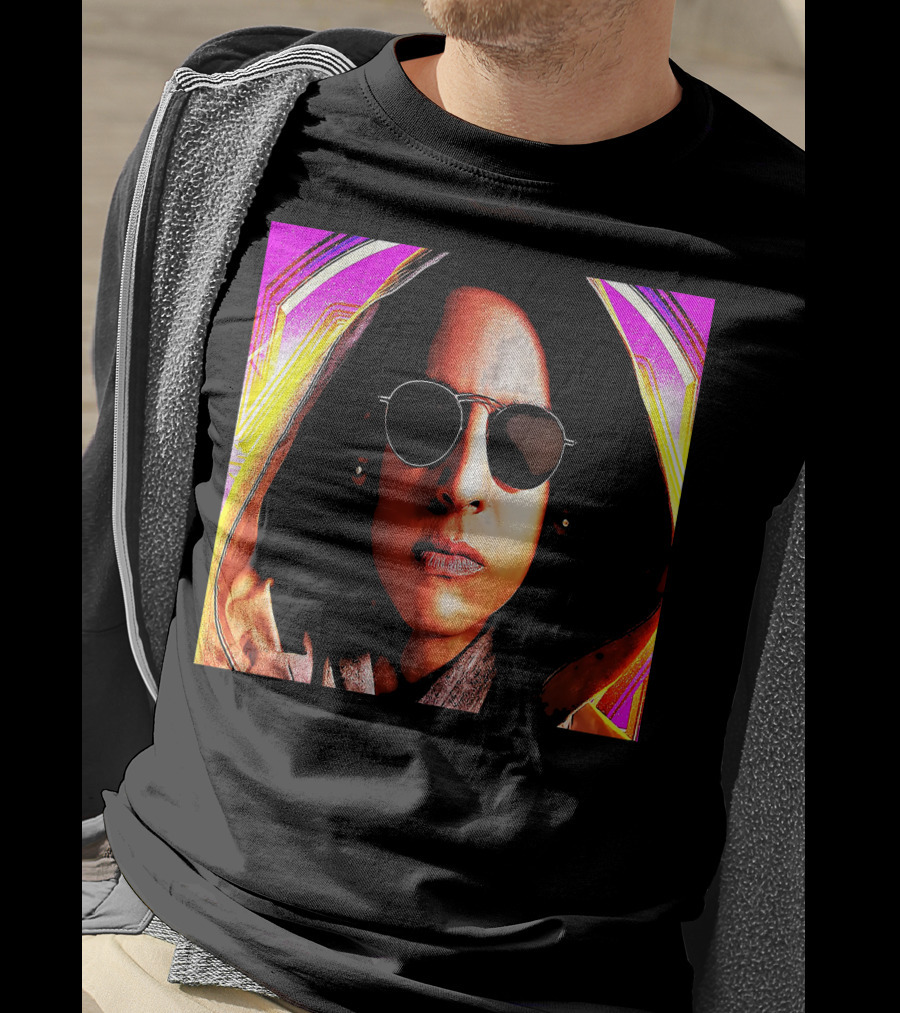 Papa Yankee Retro Neon Sunglasses T-Shirt