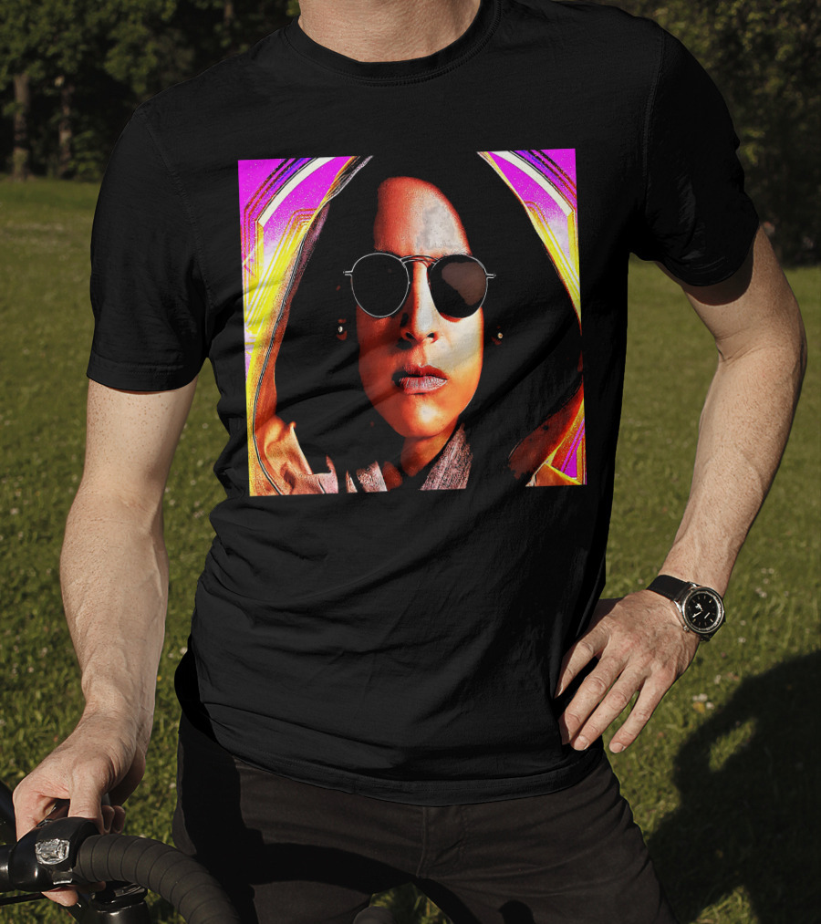 Papa Yankee Retro Neon Sunglasses T-Shirt