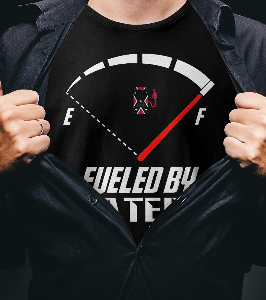 Southern United States Fueled By Haters E F Meter Flag T-Shirt