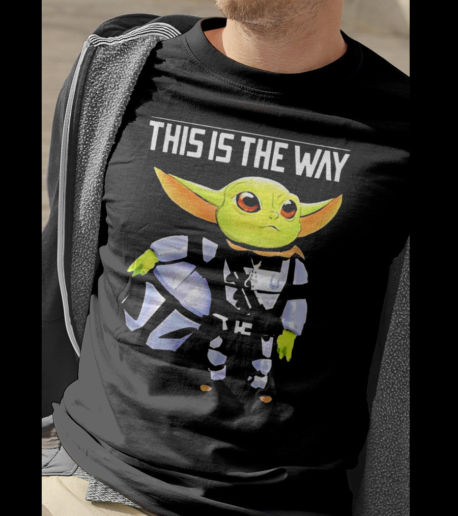 The Child Grogu This Is The Way Mandalorian Helmet Character T-Shirt