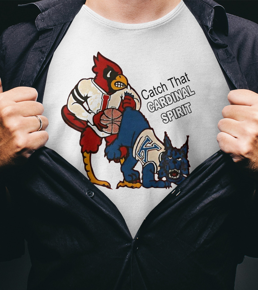 Catch That Cardinal Spirit Arizona Dominates Kentucky Basketball T-Shirt