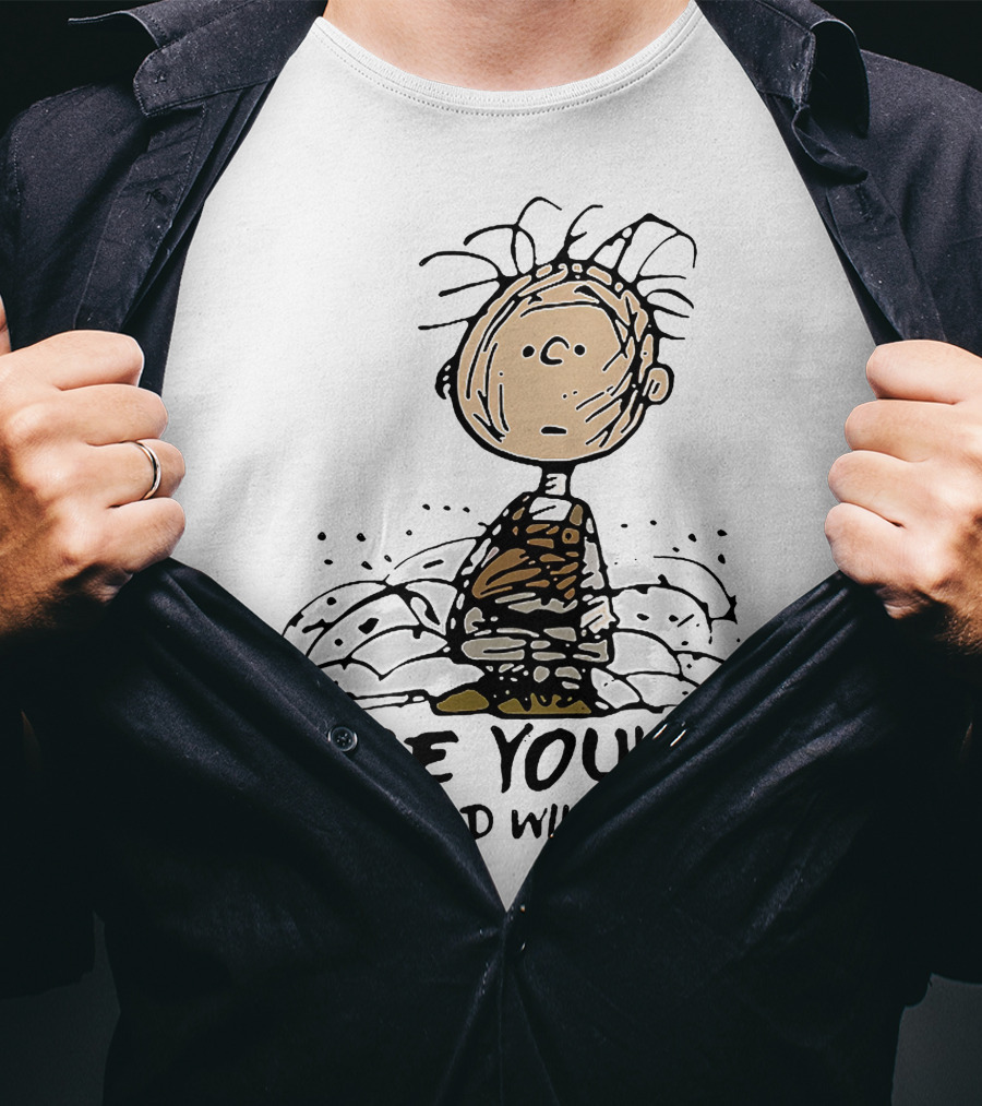 Charlie Brown Be You The World Will Adjust Peanuts T-Shirt