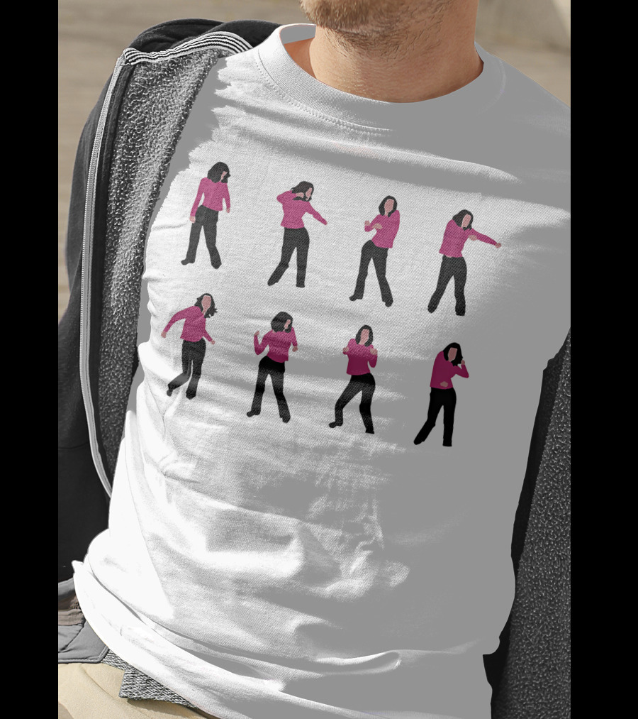 Monica Dancing Moves Friends TV Show T-Shirt