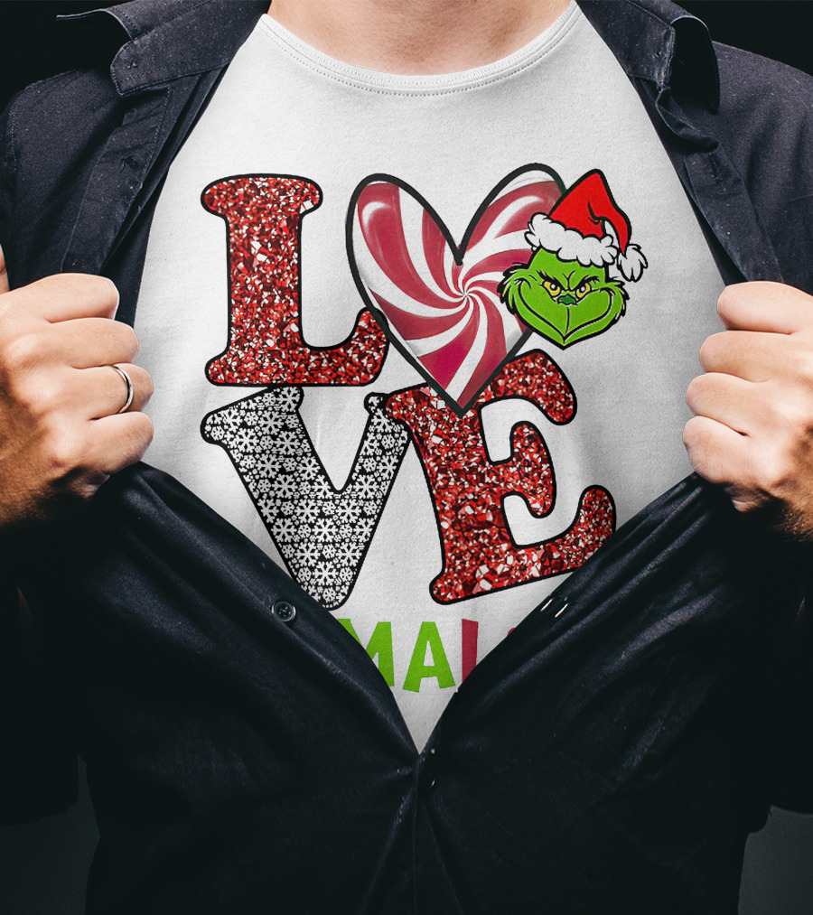 LOVE Grinch Heart #CMALife T-Shirt