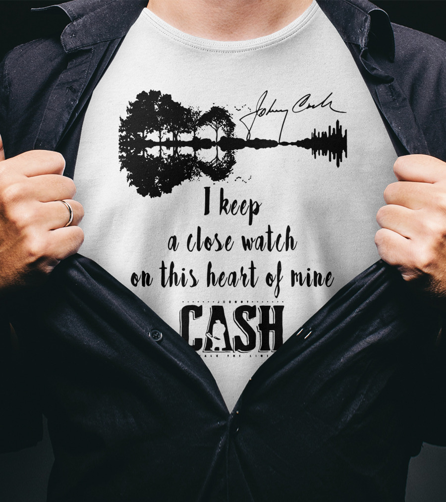 Johnny Cash I Keep A Close Watch On This Heart Of Mine T-Shirt