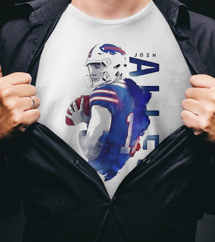 Josh Allen 17 Buffalo Bills NFL Quarterback T-Shirt