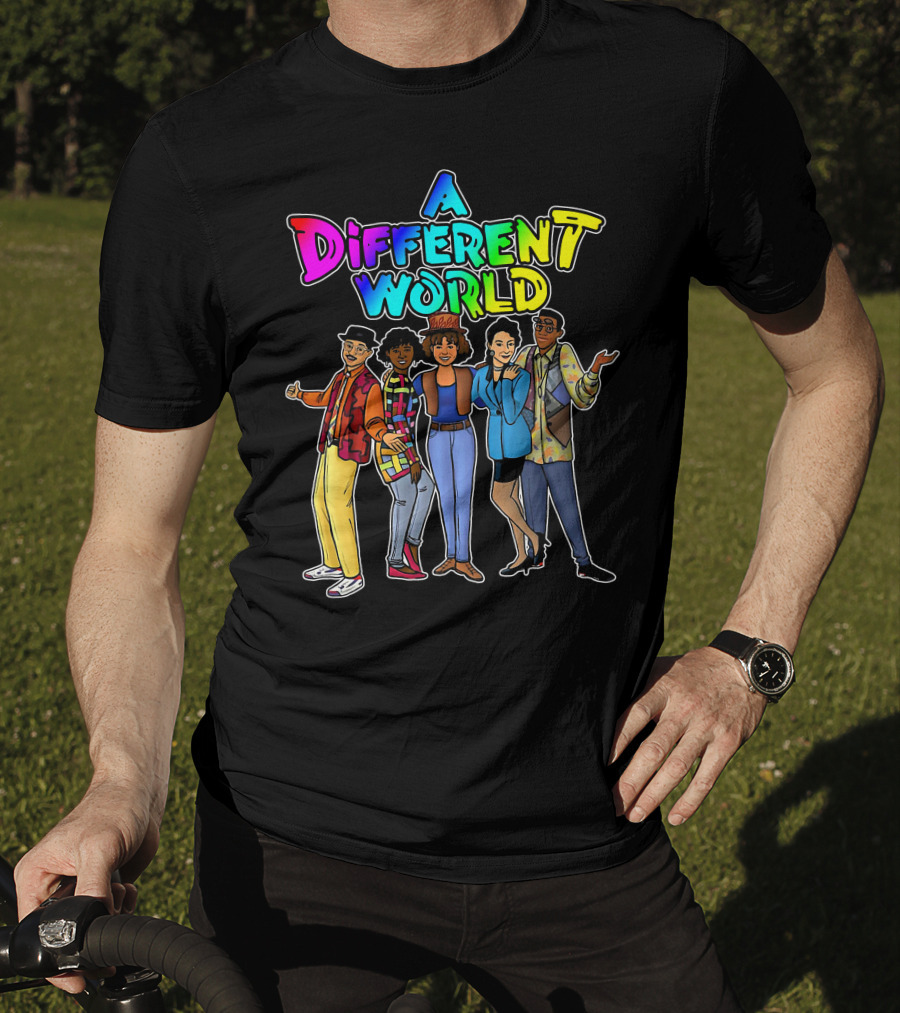A Different World Colorful Retro Cast T-Shirt