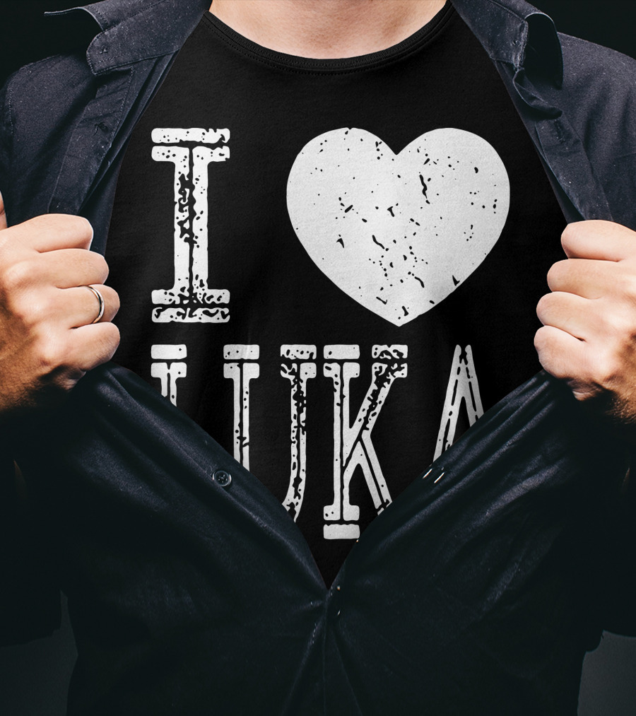 I Love Luka Basketball NFL T-Shirt