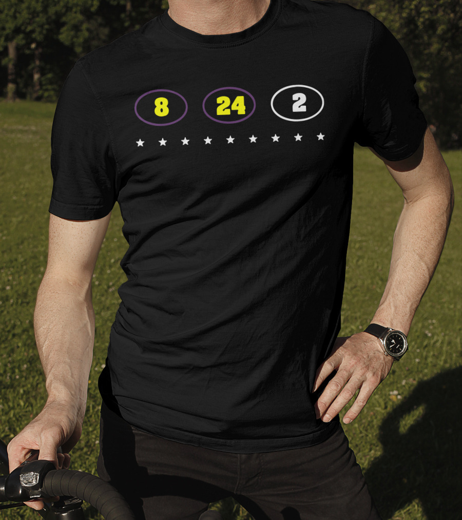 Koba Bryant 8 24 2 Stars T-Shirt