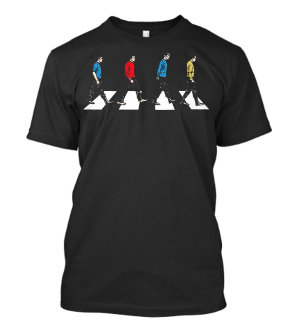Star Trek Crew Members Cross Abbey Road T-Shirt