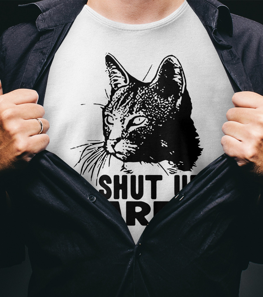 Scary Cat Shut Up Karen T-Shirt