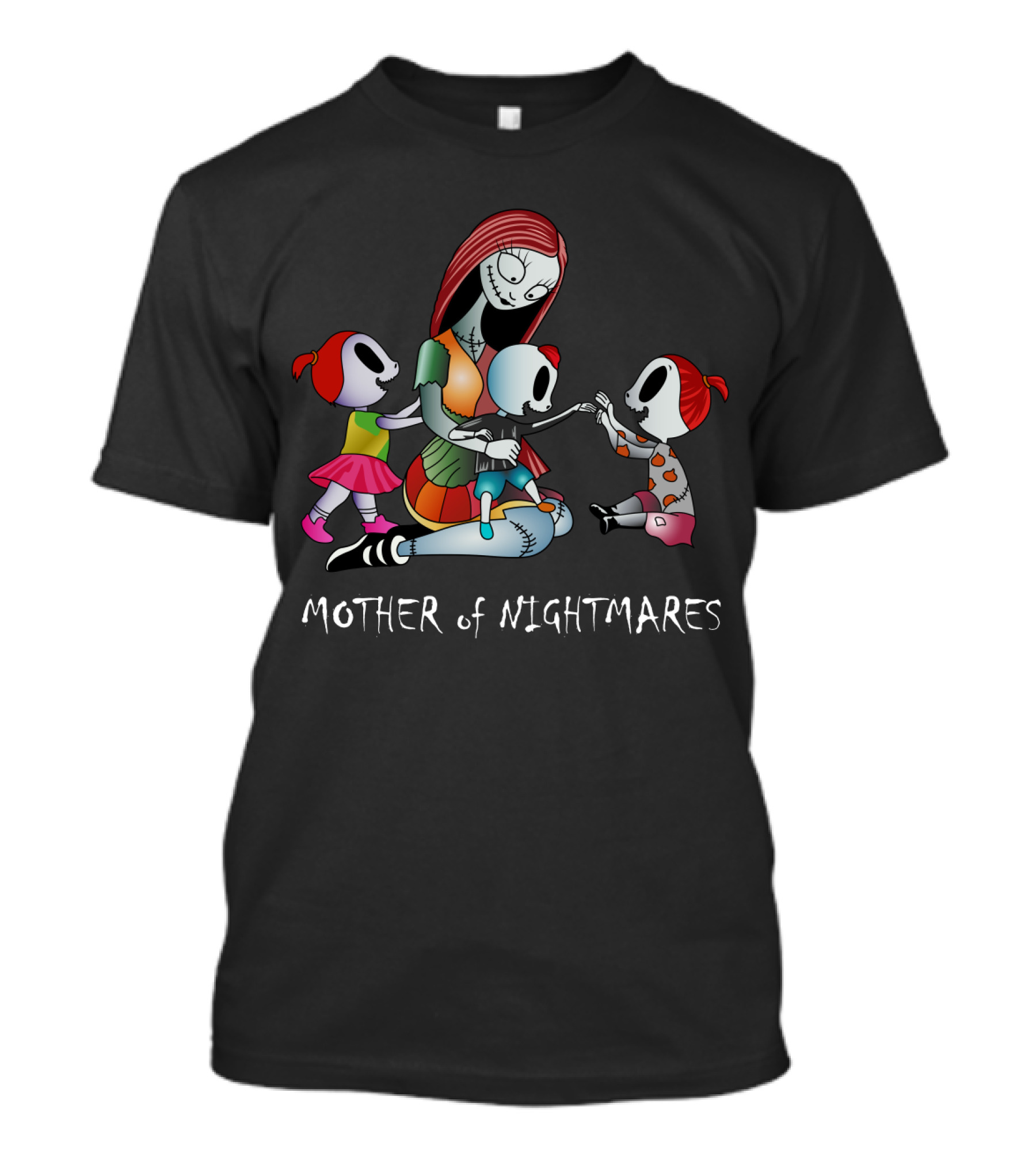 Mother Of Nightmares Family Halloween Skeleton Characters T-Shirt