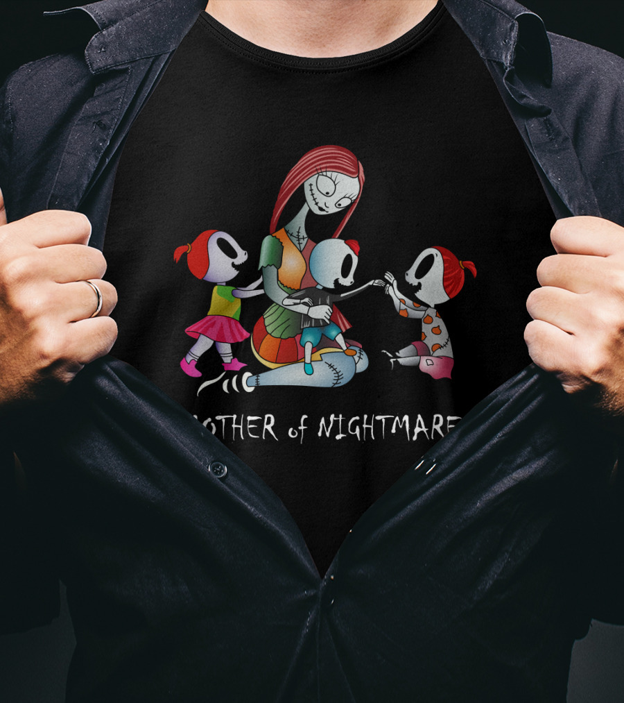 Mother Of Nightmares Family Halloween Skeleton Characters T-Shirt