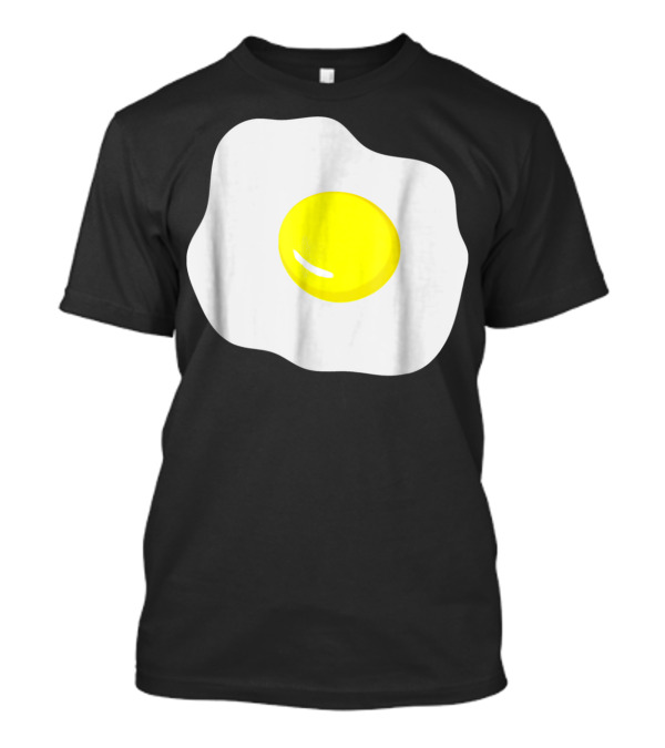 Black Frying Pan Egg Joke Matching T-Shirt