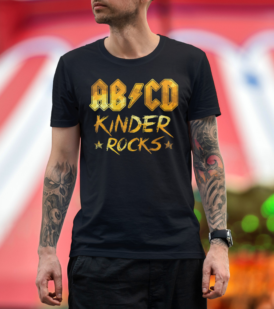 ABCD Kinder Rocks for Teacher Student T-Shirt