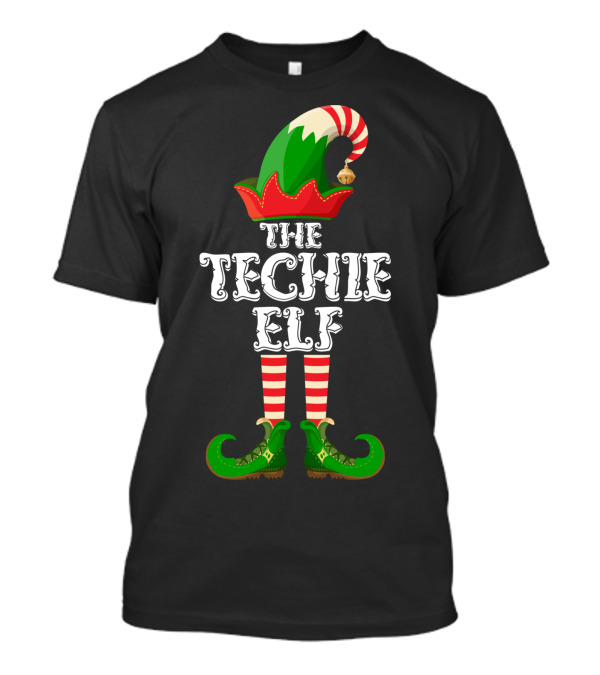 The Techie Elf Funny Matching Family Group T-Shirt