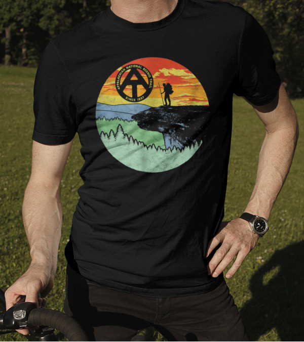 Appalachian National Scenic Trail Hiker Mcafee's Knob Since 1937 T-Shirt
