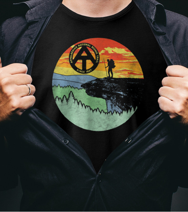 Appalachian National Scenic Trail Hiker Mcafee's Knob Since 1937 T-Shirt