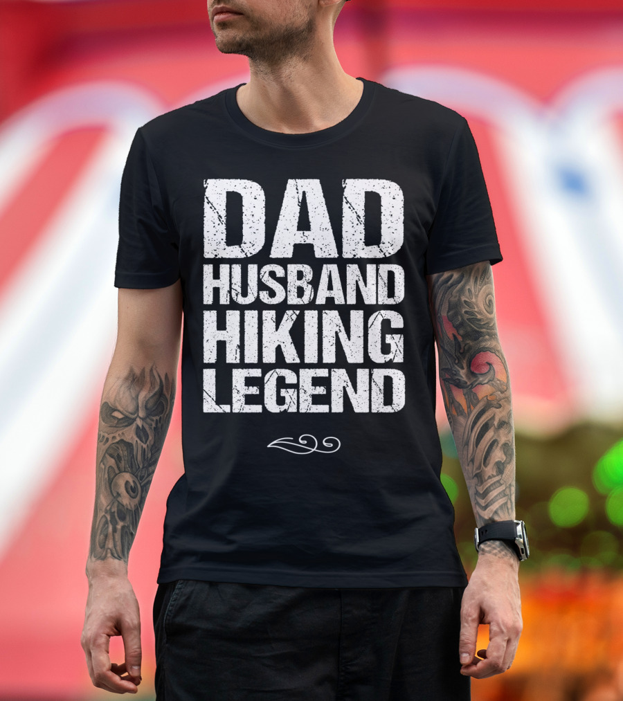 Dad Husband Hiking Legend T-Shirt