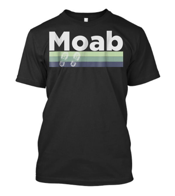 Moab Retro Hiking Boottrail Running Utah T-Shirt